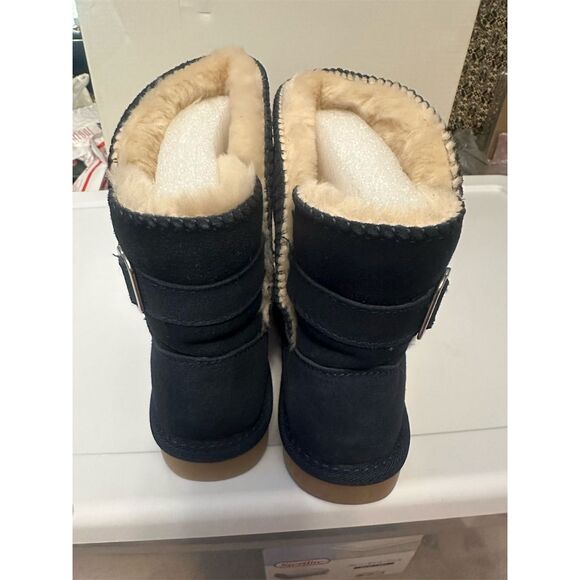 Style & Co. Women's Blue Ankle Booties Size 5 Faux Fur Lined Casual - Picture 5 of 10